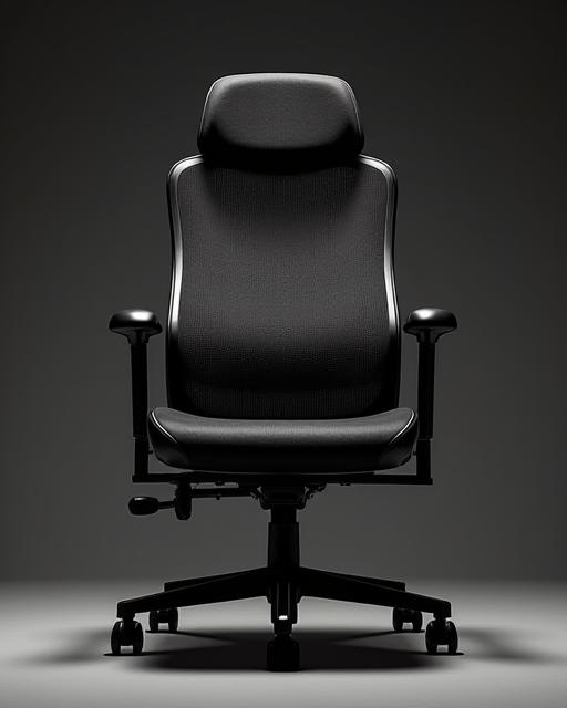 Kaiyo Craft製の黒いKAZEチェア。